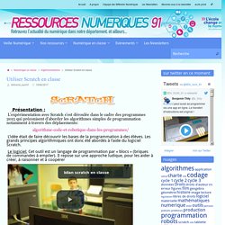 Utiliser Scratch en classe —