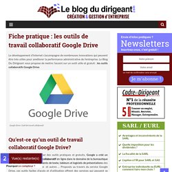 Utilisez-vous les outils de travail collaboratif Google Drive ?