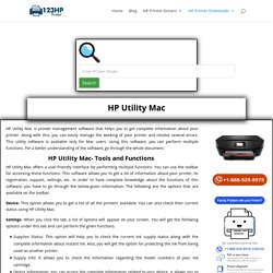 HP Utility Mac Download & Install