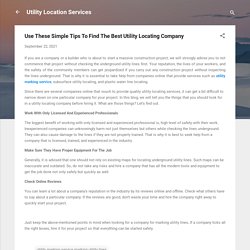 Best Quality Utility Locating Services