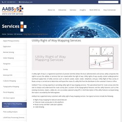 Utility Right of Way Mapping Services - AABYS