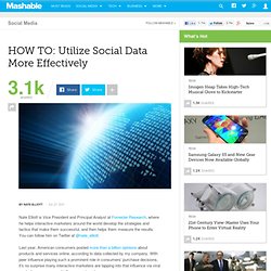 HOW TO: Utilize Social Data More Effectively