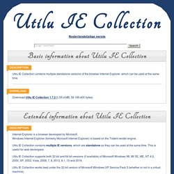 Utilu IE Collection - Utilu.com