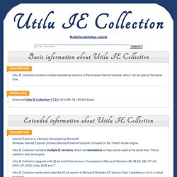 IE Collection - Utilu.com