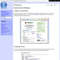 UVigo 2.0 - Wikispaces