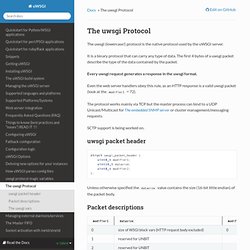 The uwsgi Protocol — uWSGI 2.0 documentation