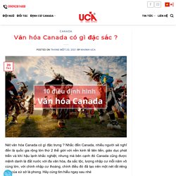 Văn hóa Canada