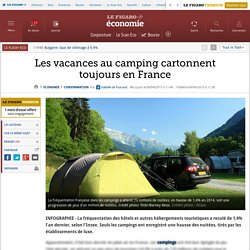 Les vacances au camping cartonnent toujours en France