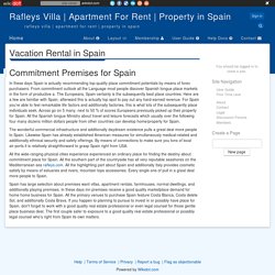 Vacation Rental in Spain - Rafleys Villa