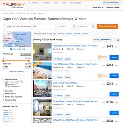 Cape Cod Vacation Rentals - Summer Rentals and Beach Rentals in Cape Cod, MA