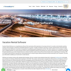 Vacation Rental Management Software