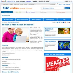About vaccinations - Vaccinations guide