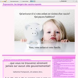 n°12 / 26% des enfants vaccinés/Rubéole en 1977 ont de l'arthrite !