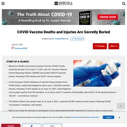 COVID Vaccine Deaths and Injuries Are Secretly Buried