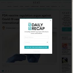 FDA vaccine regulators argue against Covid vaccine boosters in new paper