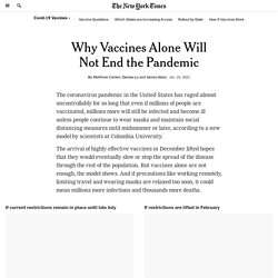 NYT 24.02.21 Mascarillas y distancia social hasta finales de julio Why the Covid Vaccine Rollout Is Not Enough to Curb Infections