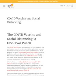 COVID Vaccine and Social Distancing