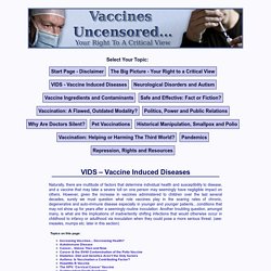 Vaccines Uncensored