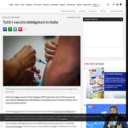 Tutti i vaccini obbligatori in Italia