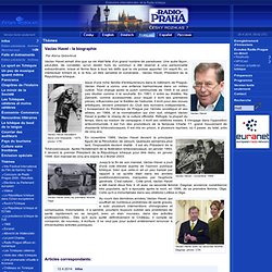 Vaclav Havel - la biographie - Radio Prague