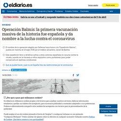 Operación Balmis: la primera vacunación masiva de la historia fue española y da nombre a la lucha contra el coronavirus