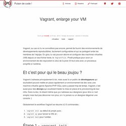 Vagrant, enlarge your VM