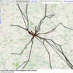 trains: united kingdom live map