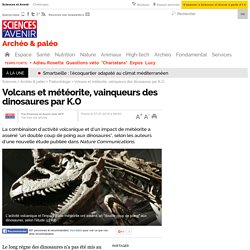 Volcans et météorite, vainqueurs des dinosaures par K.O - 7 juillet 2016
