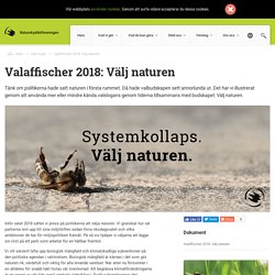 Valaffischer 2018: Välj naturen - Naturskyddsföreningen