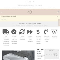 Valé Wall Mounted Basin - ABI