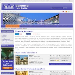 Tourist information about Valencia