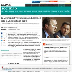 La Comunidad Valenciana dará Educación para la Ciudadanía en inglés