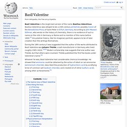 Basil Valentine