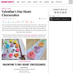 Valentine's Day Heart Cheesecakes