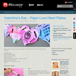 Valentine's Day – Paper Love Heart Flakes - Micador