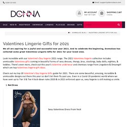 Valentines Lingerie Gifts for 2021