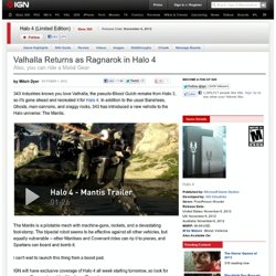 Valhalla Returns as Ragnarok in Halo 4