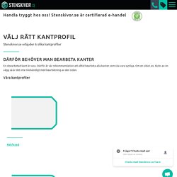 Välj rätt kantprofil till din nya köksbänkskiva!