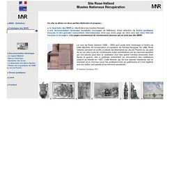 Site Rose-Valland - Musées Nationaux Récupération