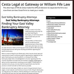 East Valley Bankruptcy Attorneys