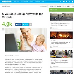 6 Valuable Social Networks for Parents