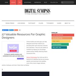 27 Valuable Resources For Graphic Designers