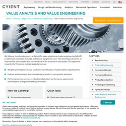 Value Analysis and Value Engineering