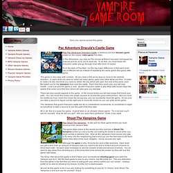 Vampire Game Room - Games Vampire - Hidden Hints-Vampire