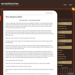 The Vampire Killer « mrstottstories