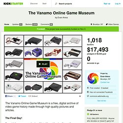 The Vanamo Online Game Museum by Evan-Amos