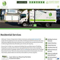 Residential Garbage Removal in Vancouver