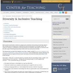 Diversity & Inclusive Teaching