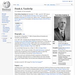 Frank A. Vanderlip