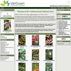 VanDusen Seed Collectors
